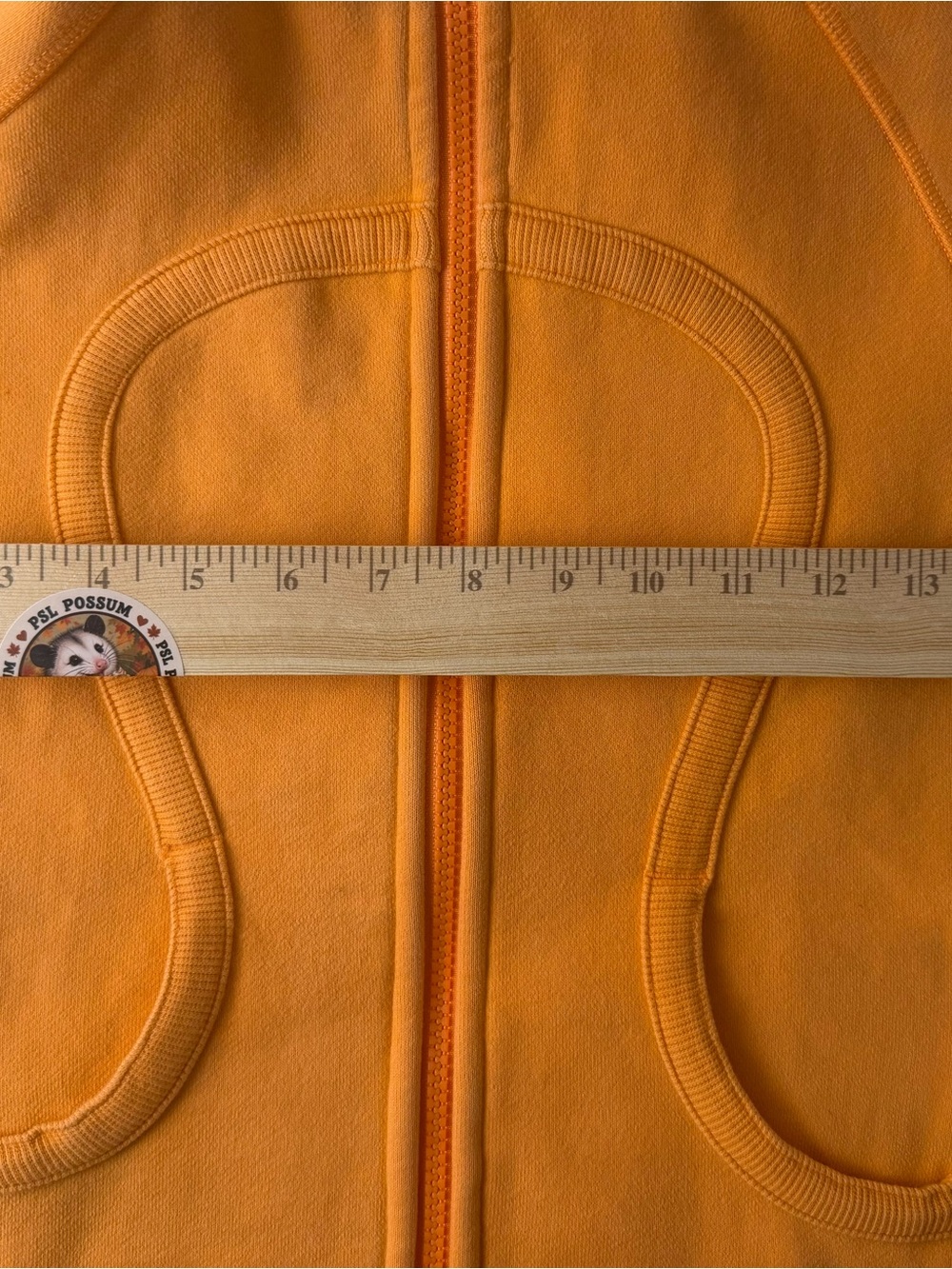 lululemon athletica Orange Zip-Up Hoodie